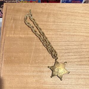 Rare LA Police Badge Necklace